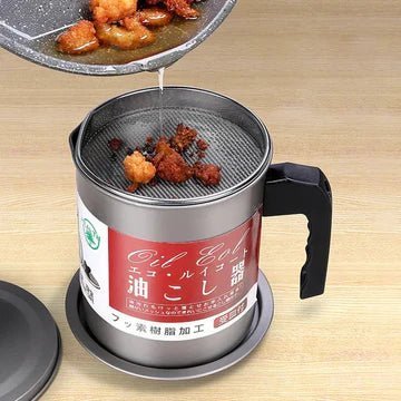 PureFlow Stainless Steel Oil Filter & Storage Po